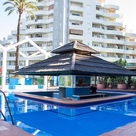 Benal Beach Suite Ii, Estudio Con Parque Acuatico Y Vistas Al Mar. ベナルマデナ エクステリア 写真