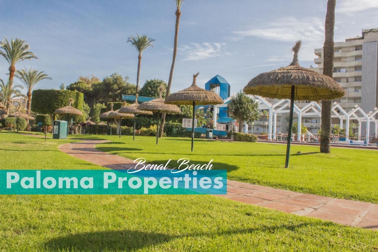 Benal Beach Suite Ii, Estudio Con Parque Acuatico Y Vistas Al Mar. ベナルマデナ エクステリア 写真