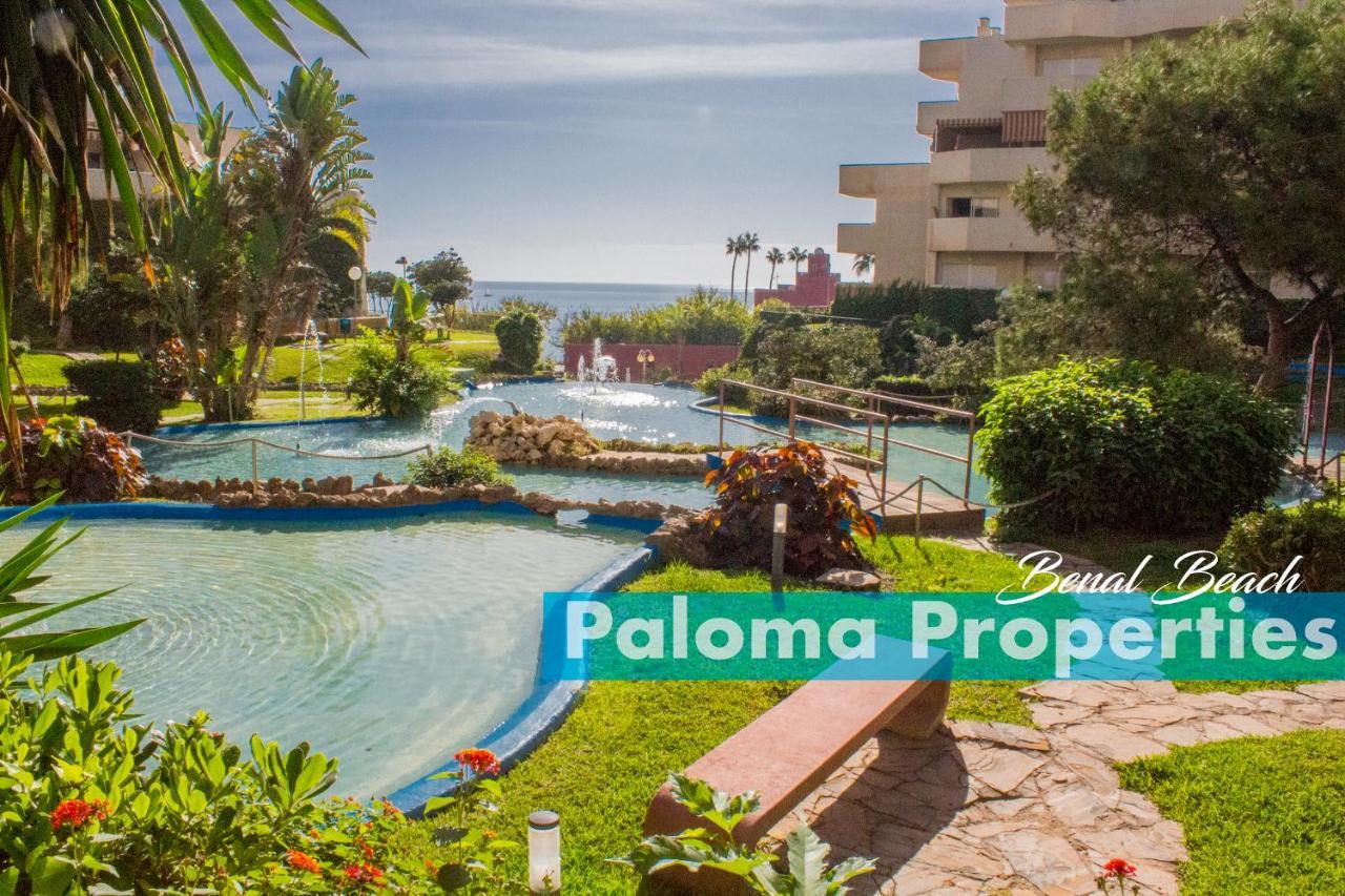 Benal Beach Suite Ii, Estudio Con Parque Acuatico Y Vistas Al Mar. ベナルマデナ エクステリア 写真