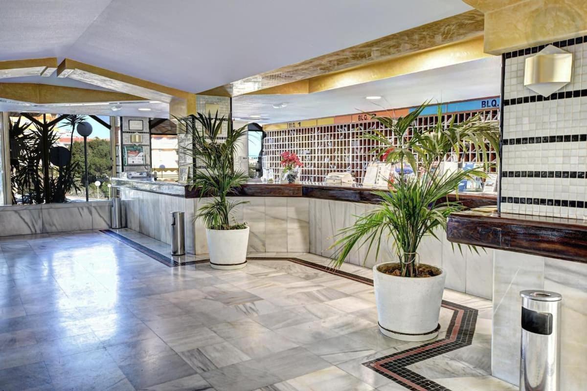 Benal Beach Suite Ii, Estudio Con Parque Acuatico Y Vistas Al Mar. ベナルマデナ エクステリア 写真